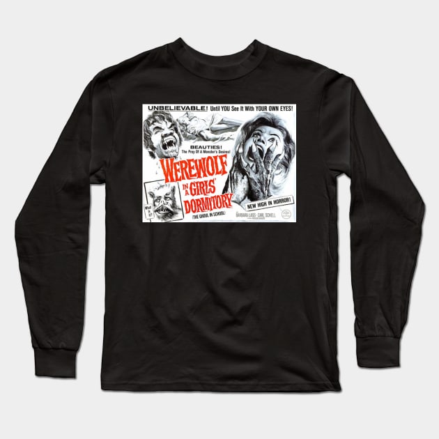 Werewolf in a Girls Dormitory Long Sleeve T-Shirt by aknuckle